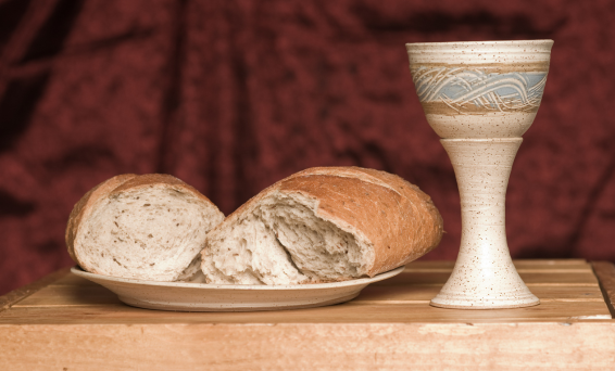 Communion ceramic cup