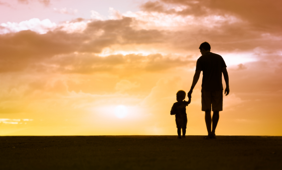 Father and child 566x342