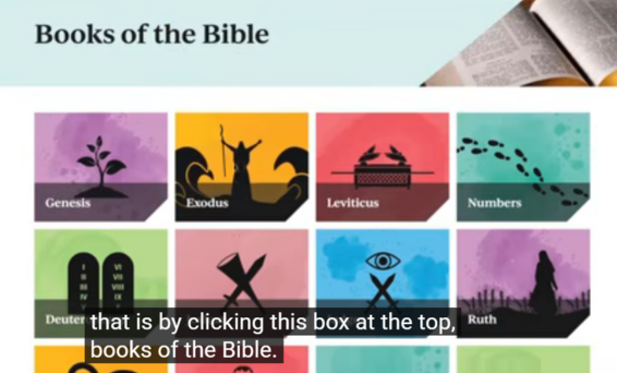 QSG Search like a Pro Books of Bible