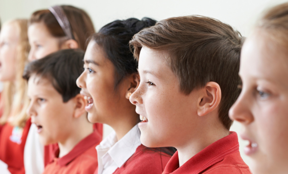 Schools singing