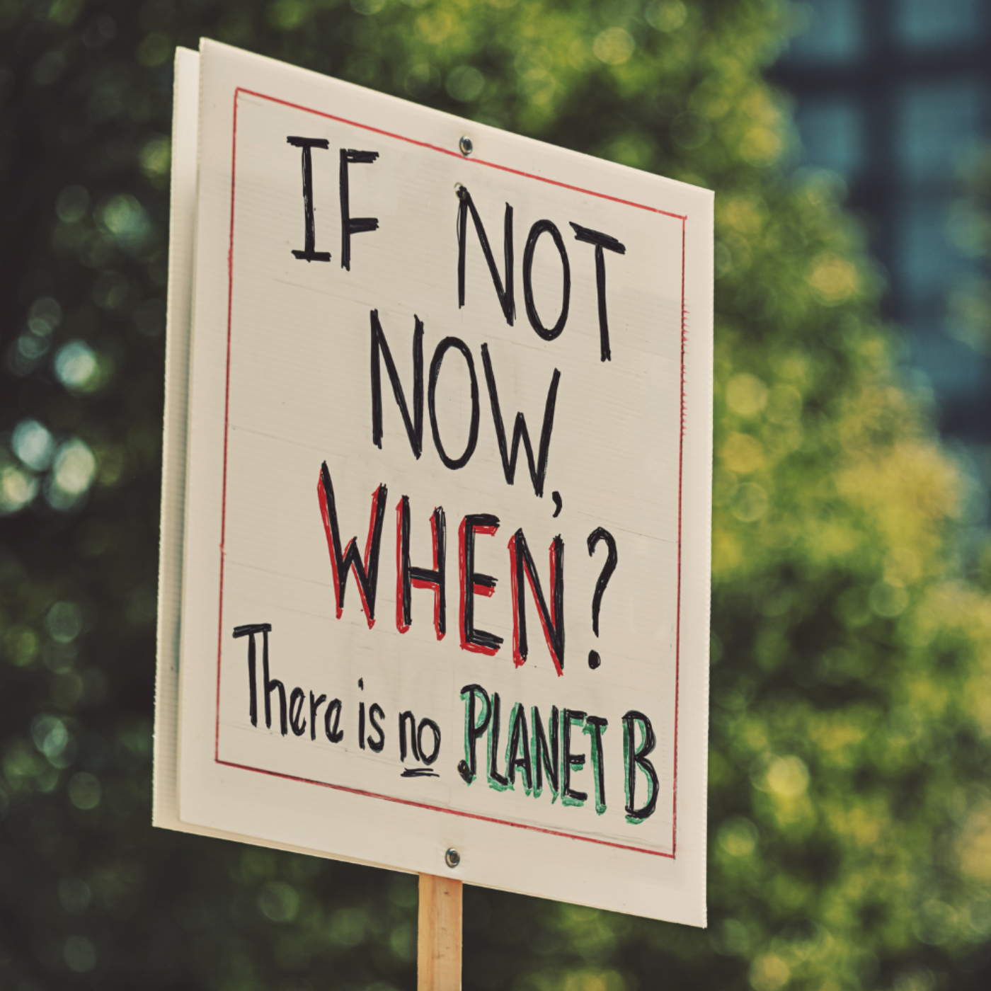 Sustainability No planet B