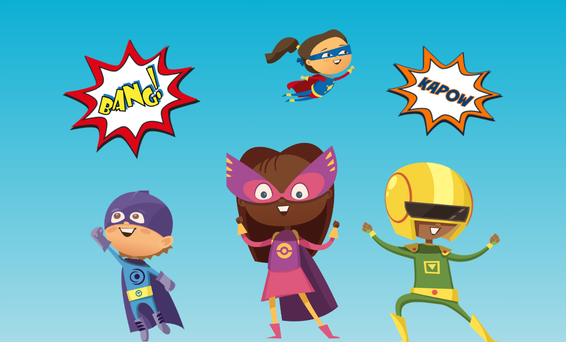 Sand F Sparkling Superheroes