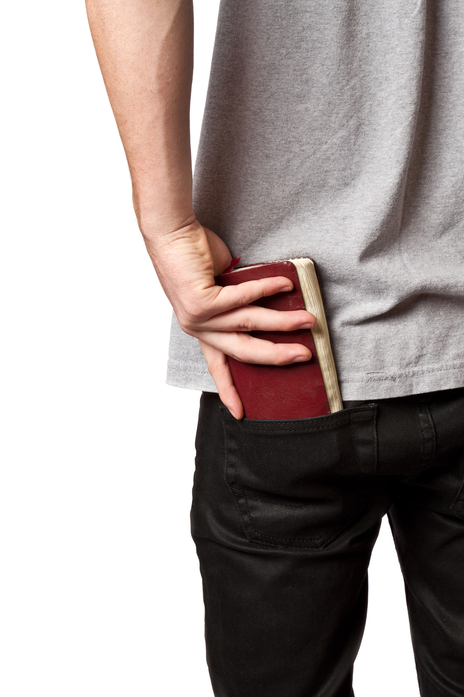 Bible in pocket
