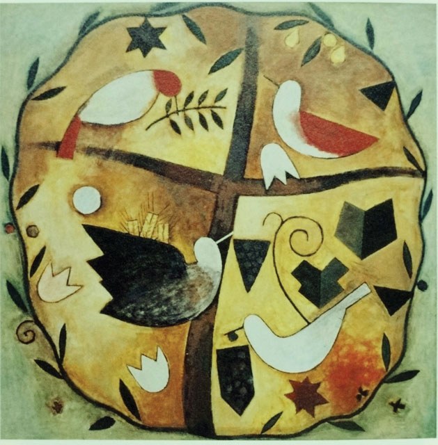 Birds on cross