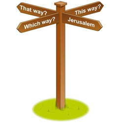 Crossroad sign week