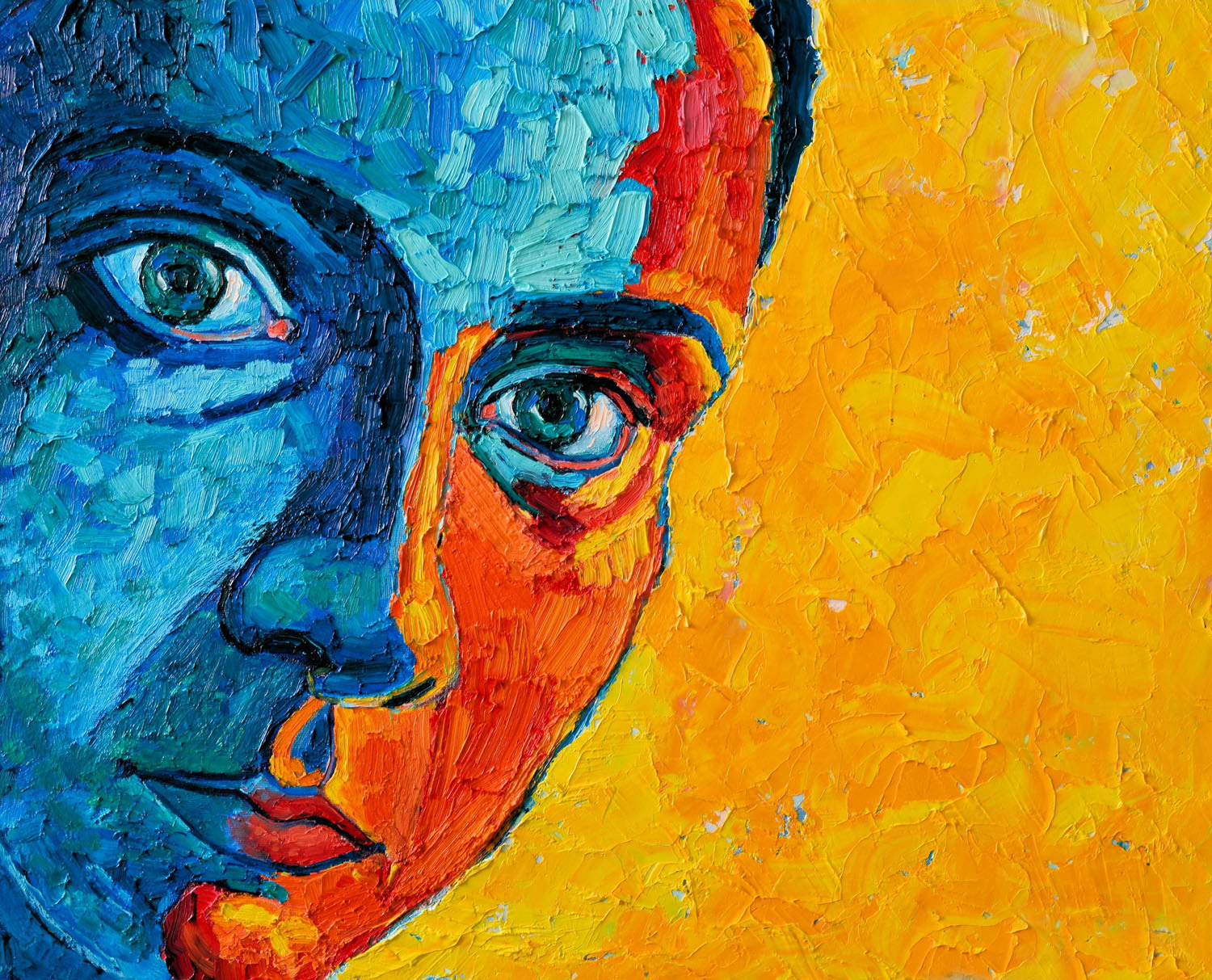 Edulescu self portrait