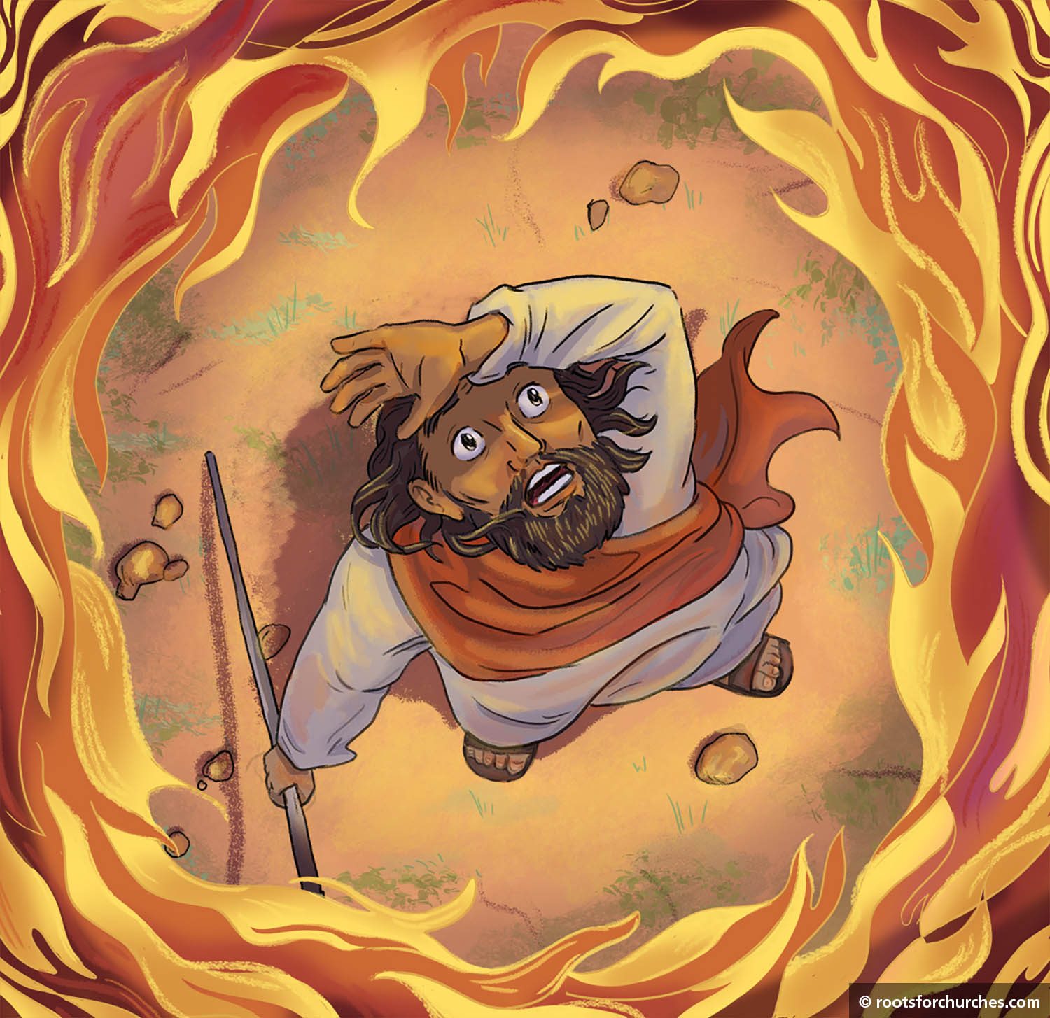 Elisha elijah fiery whirlwind