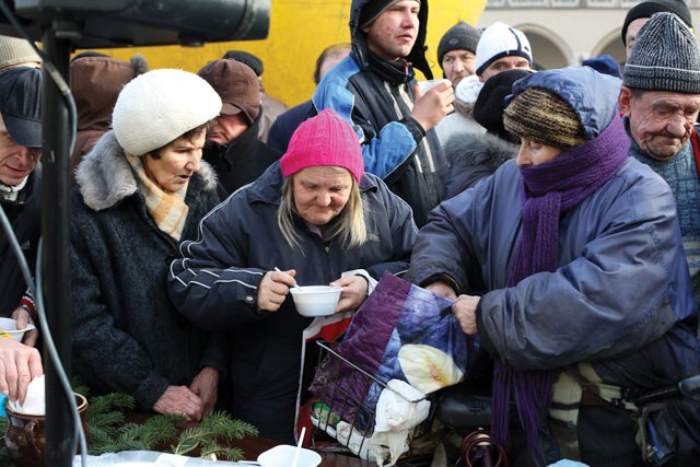 Feeding the hungry