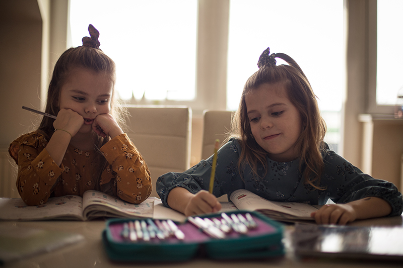 Homework girls