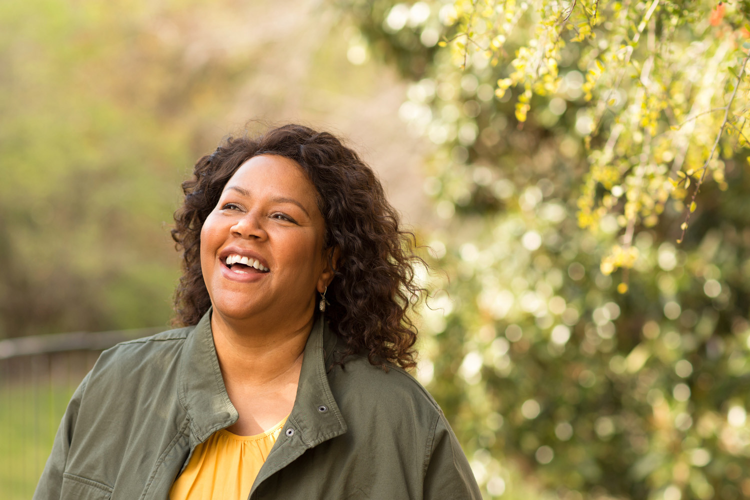Joyful woman