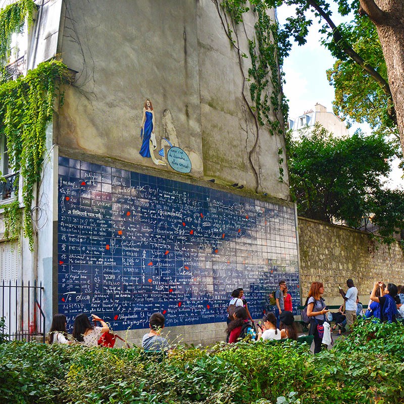 Le mur des je taime
