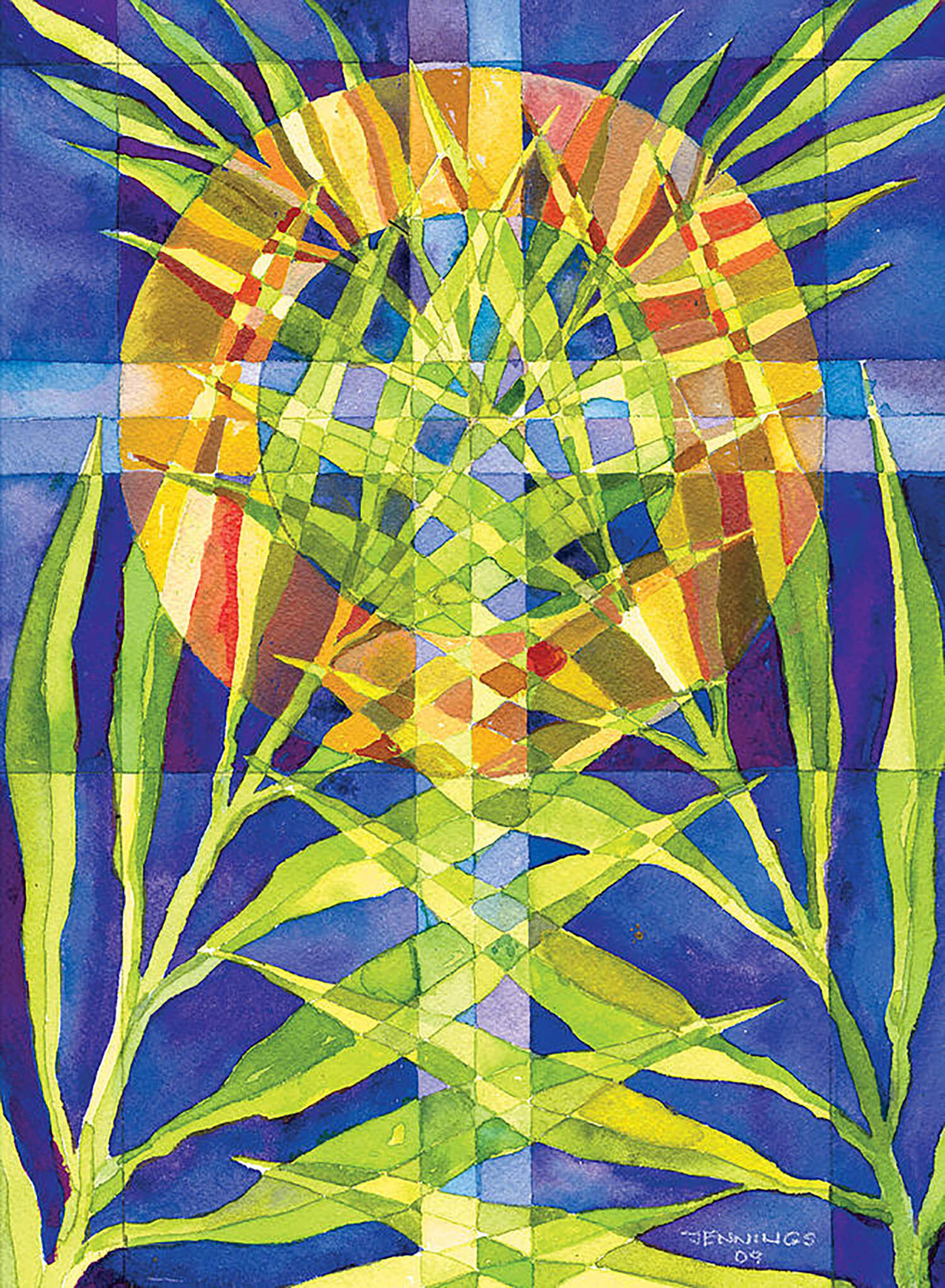 Palm sunday watercolour