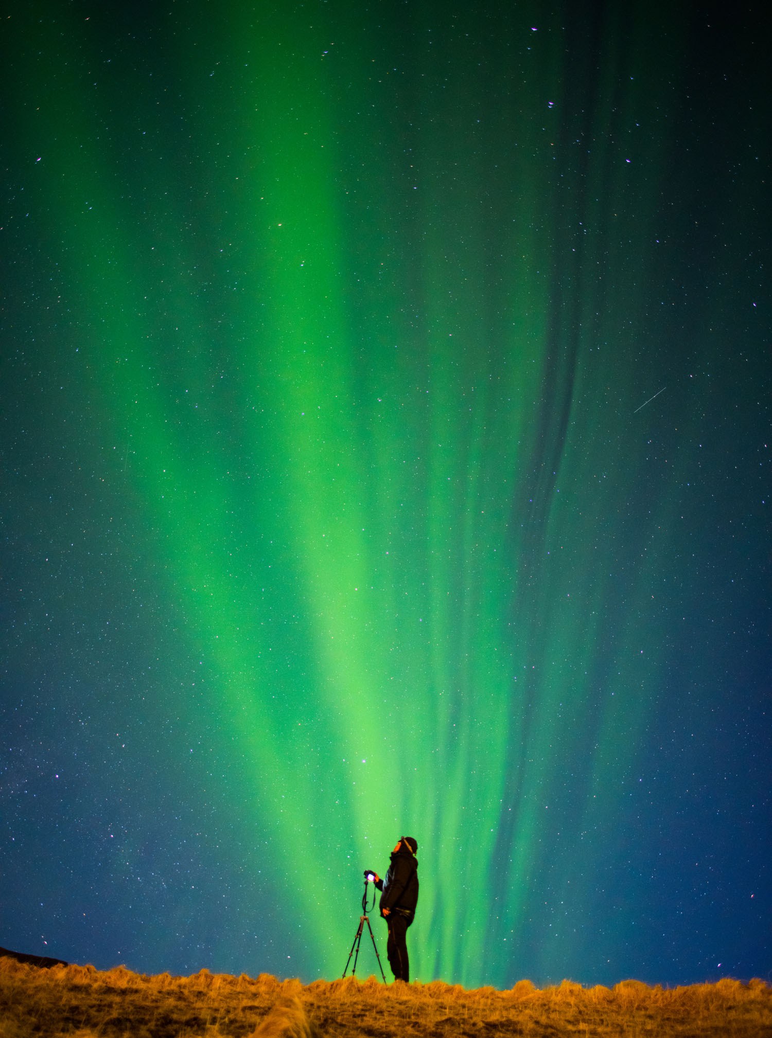 Photographer aurora borealis