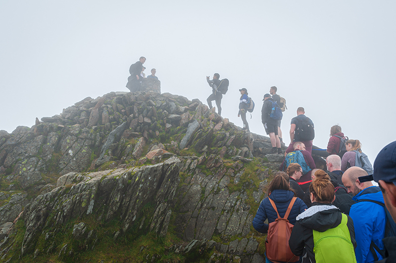 Queueing on snowdonia
