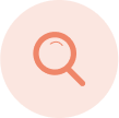 Search icon pink