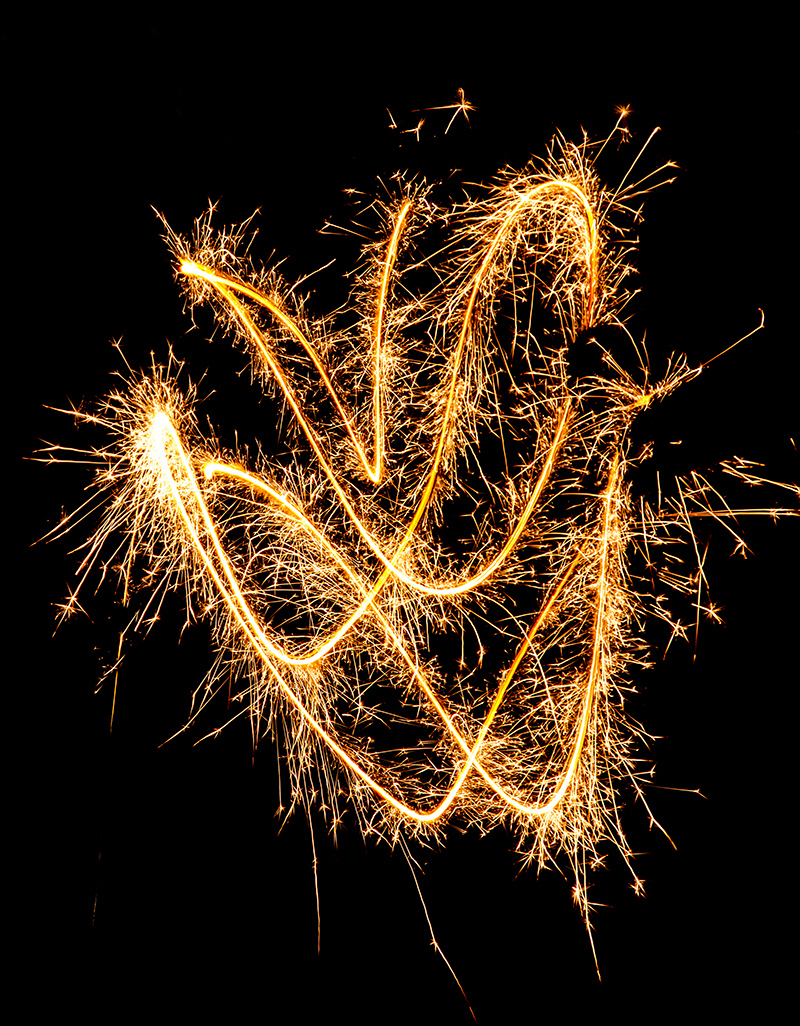 Sparkler swirl