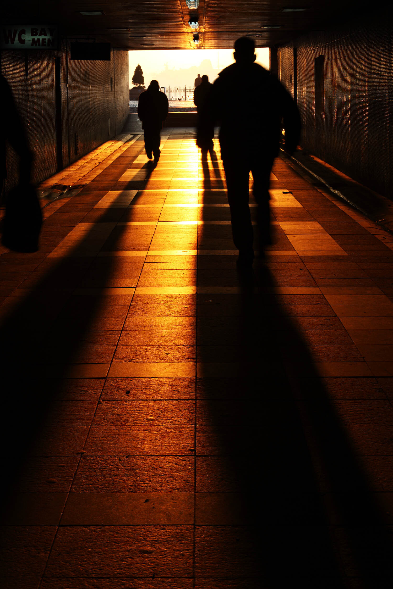 Sunrise subway